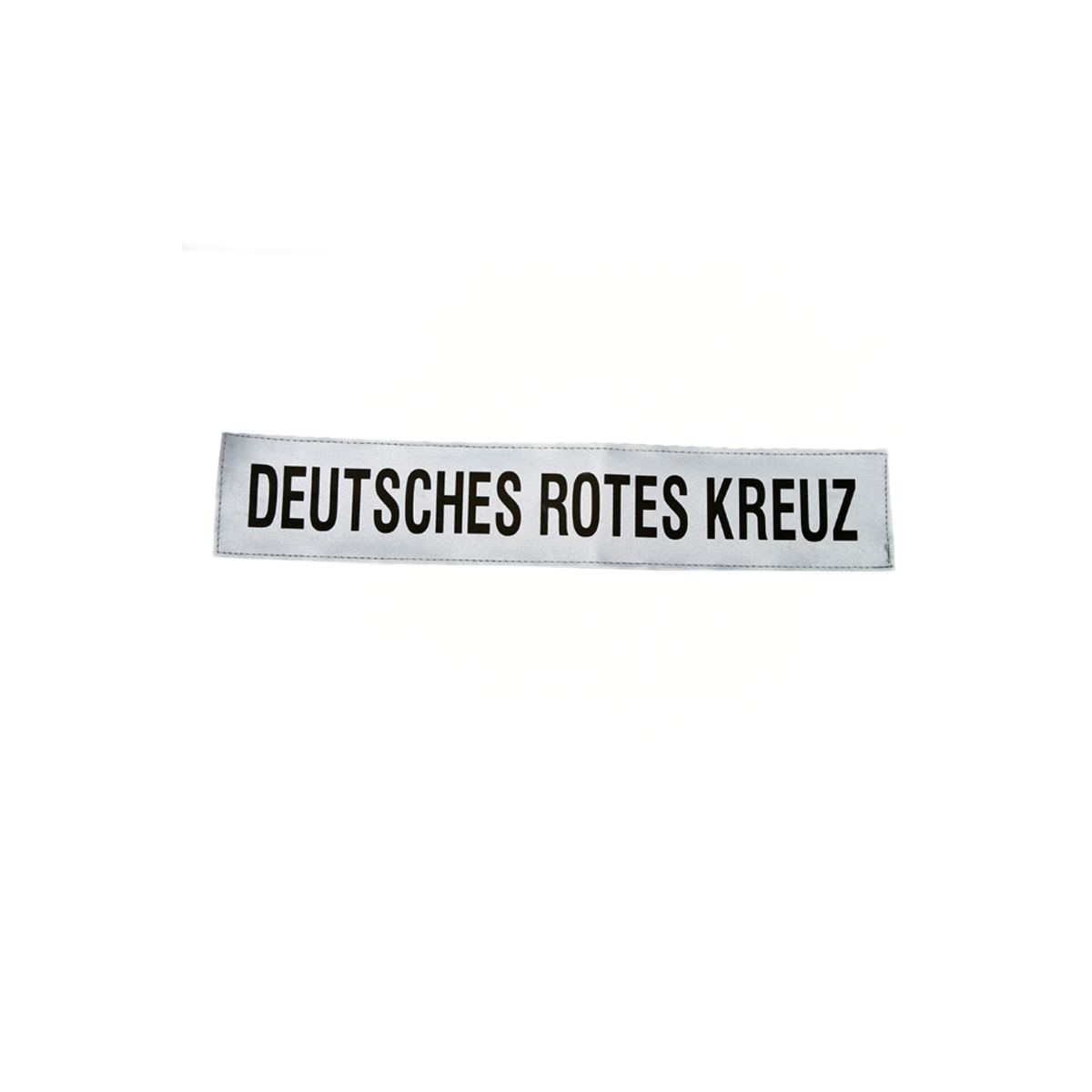 Reflektierendes Rückenschild, silber, mit Klett, DEUTSCHES ROTES KREUZ