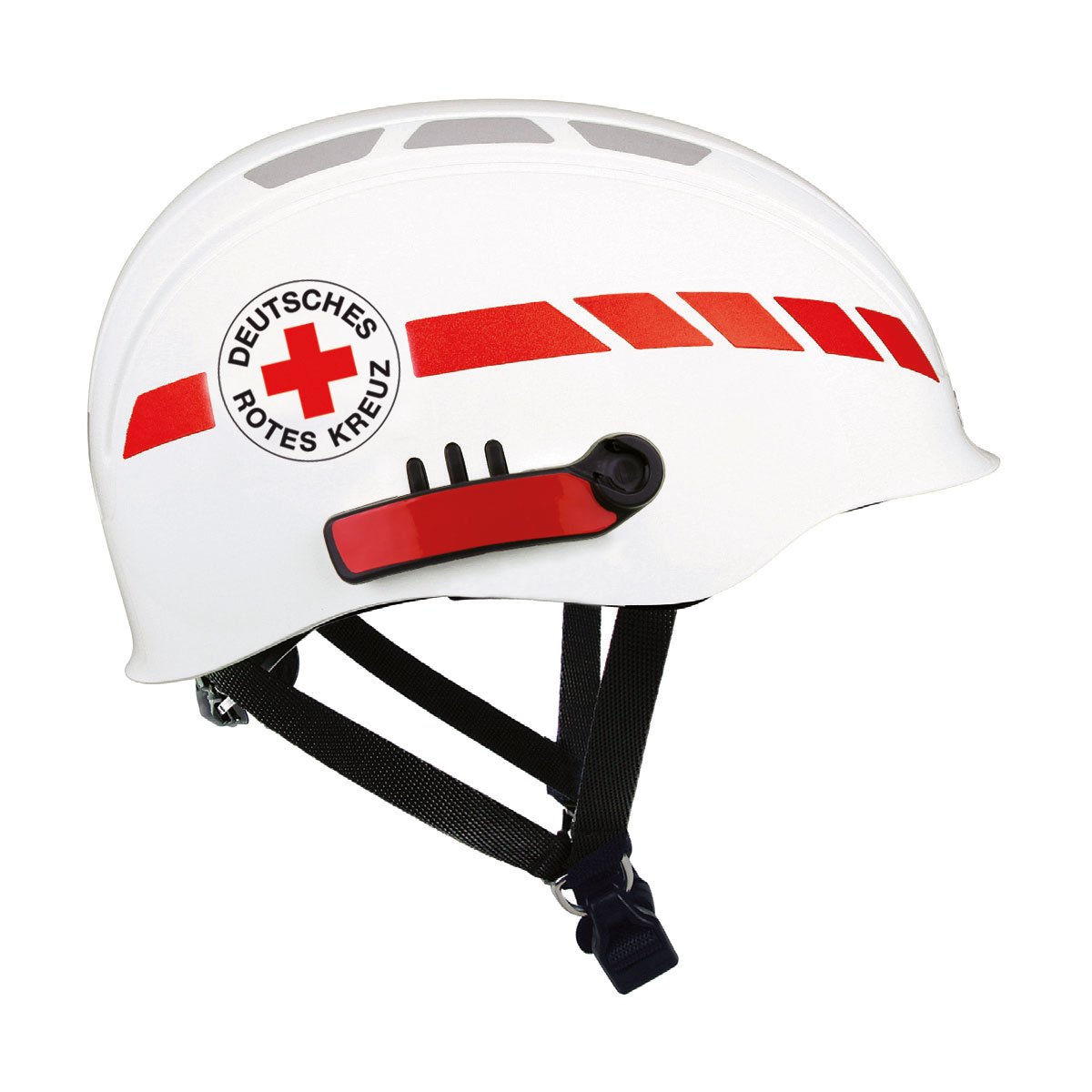 Feuerwehr Leichthelm Casco PF 100 Rescue, weiß, mit DRK Logo Feuerwehr Leichthelm Casco PF 100 Rescue, weiß, mit DRK Logo