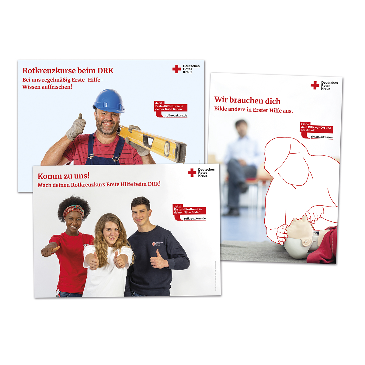 Plakatset Bewerbung Erste-Hilfe-Ausbildung mit VE = 6 Plakate