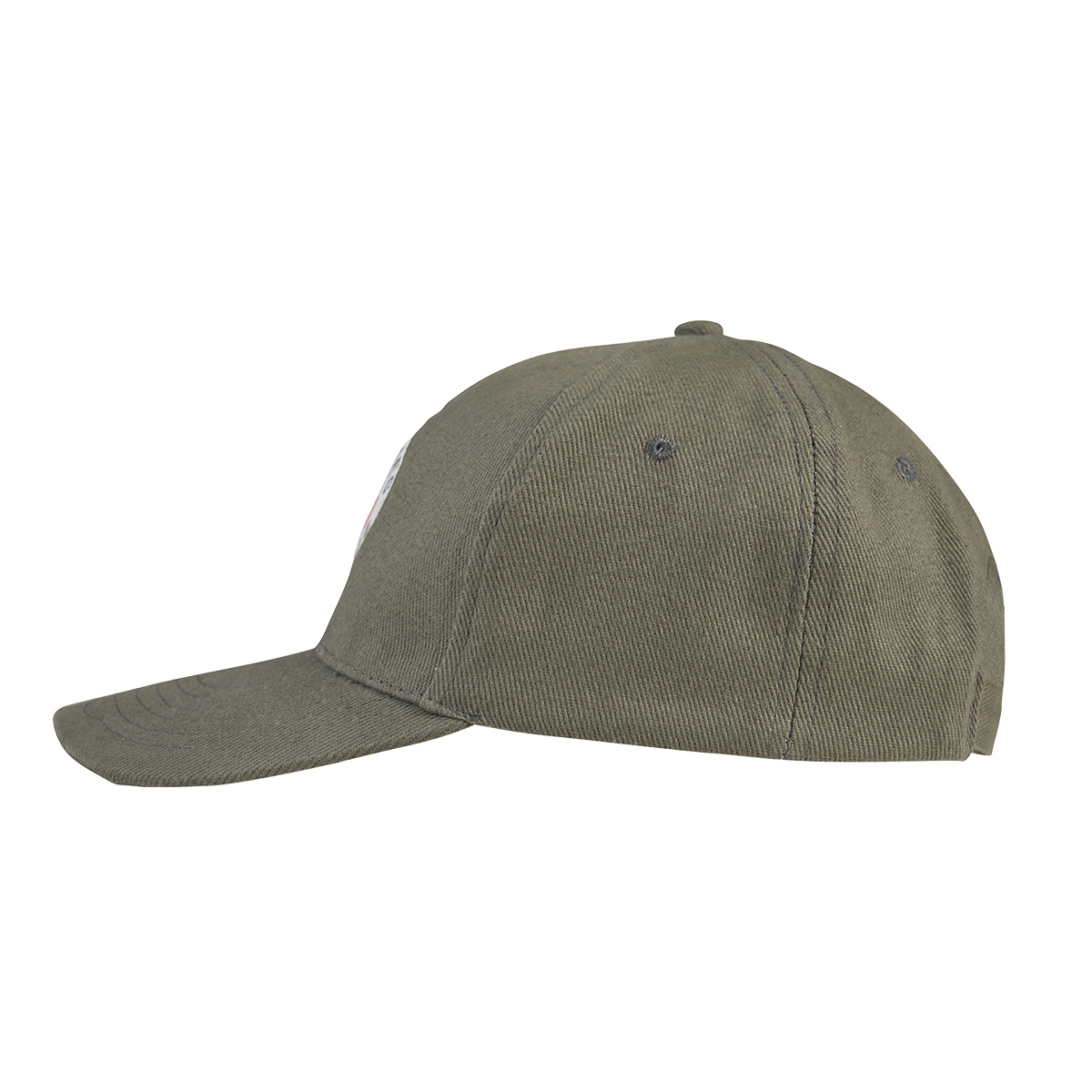 Cap, grau, mit Druck DRK-Rundlogo