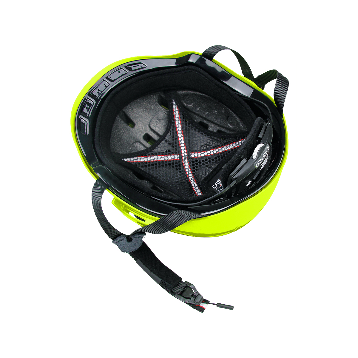 Feuerwehr Leichthelm Casco PF 100 Rescue, tagleuchtend, mit DRK Logo