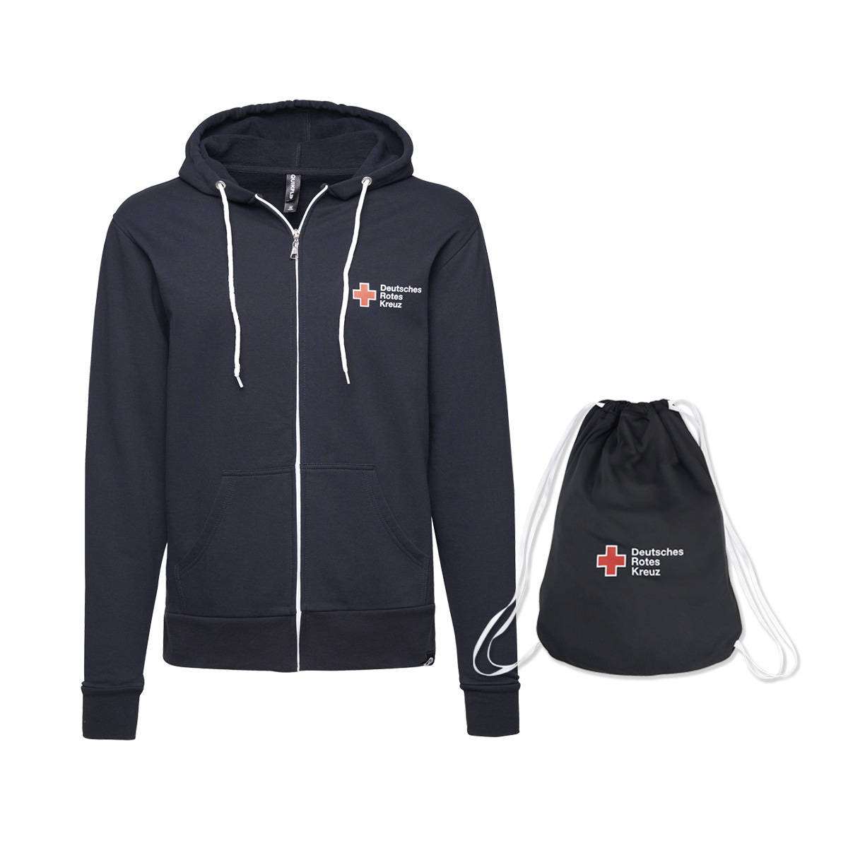 Hoodie mit Rucksack-Funktion