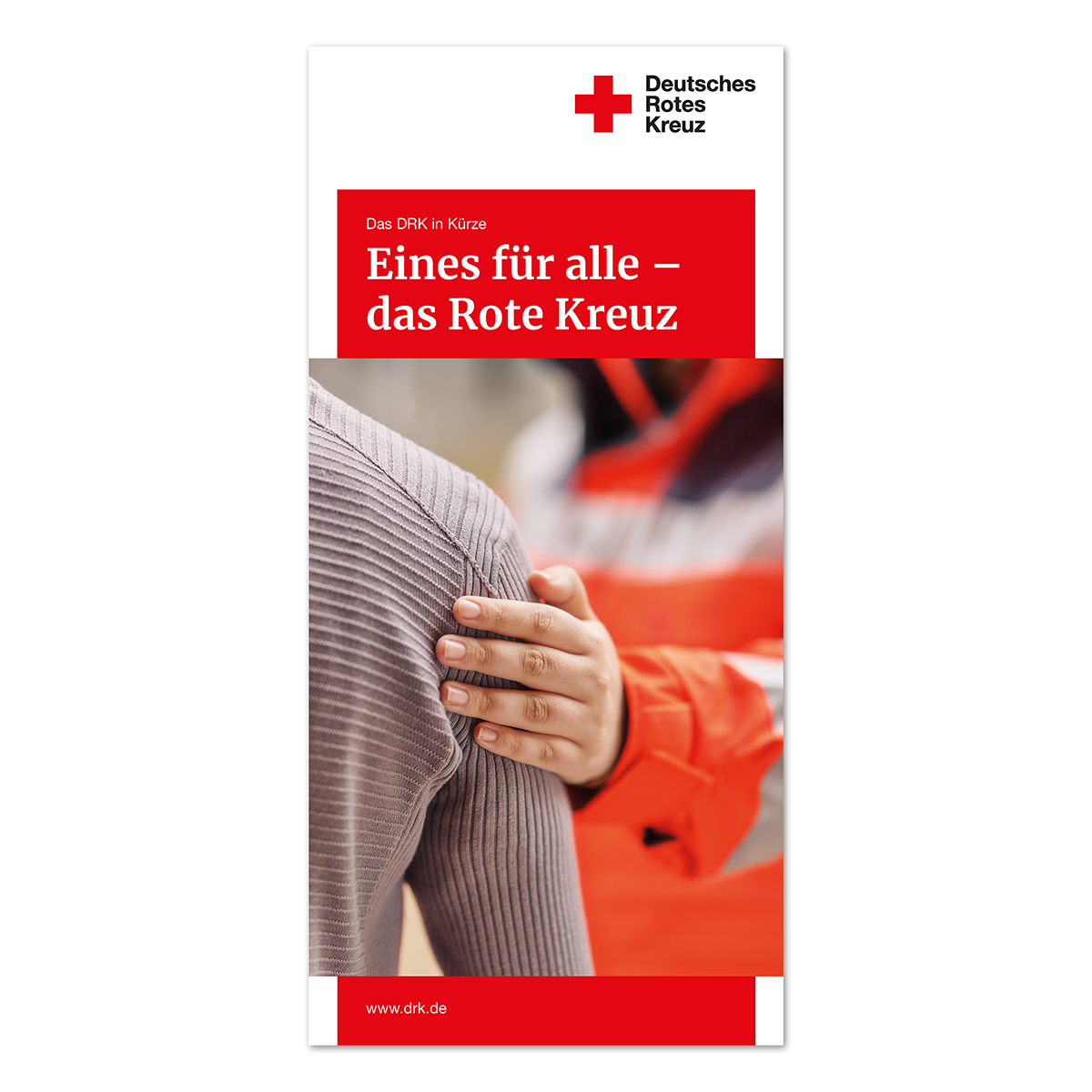 Faltblatt Eines für alle – das Rote Kreuz, VE = 50 Stück Faltblatt Eines für alle – das Rote Kreuz mit VE = 50 Stück