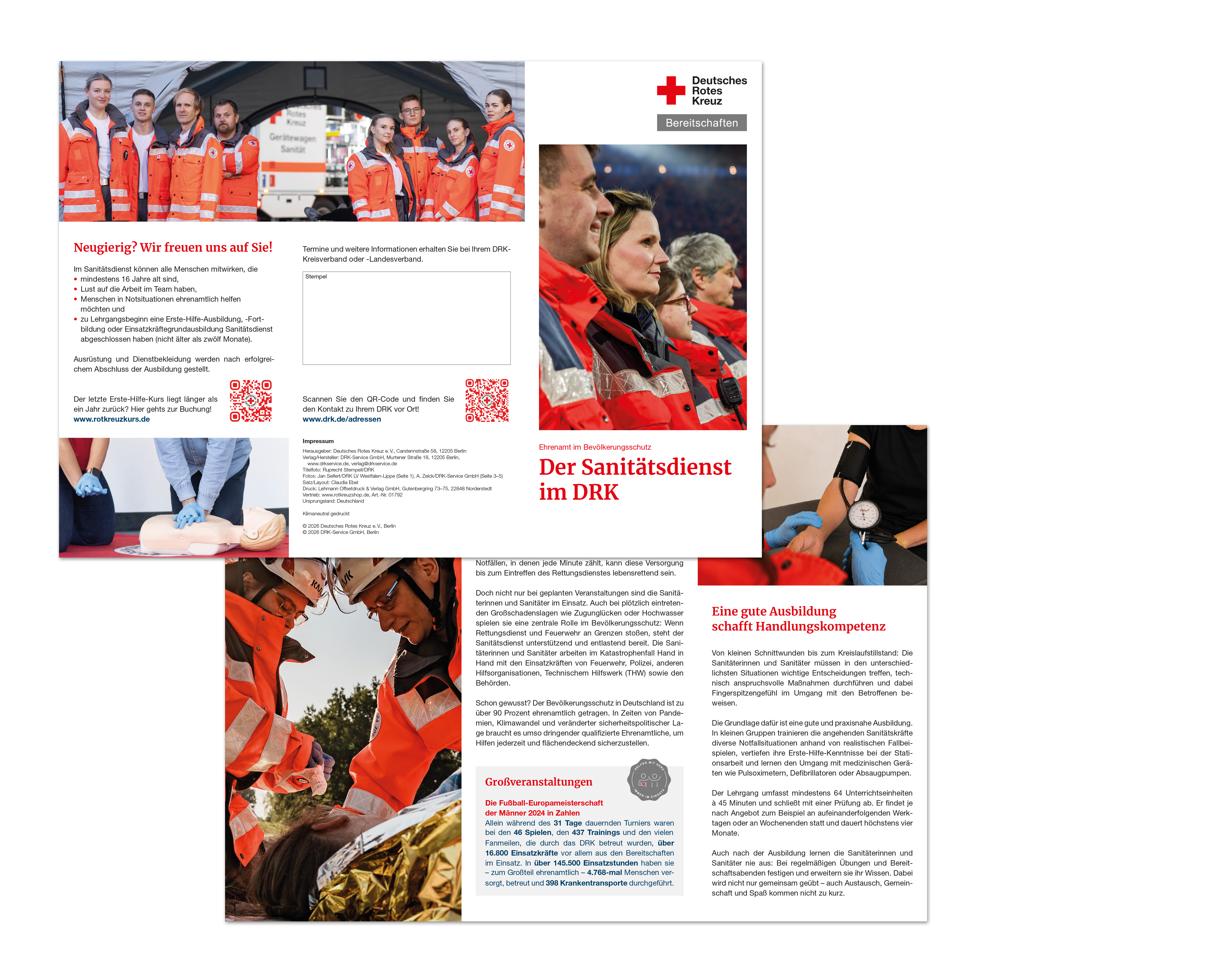 Rotes Kreuz, Sanitätsdienst, Medizinische Ausbildung, Notfallkleidung, Spezialausbildung