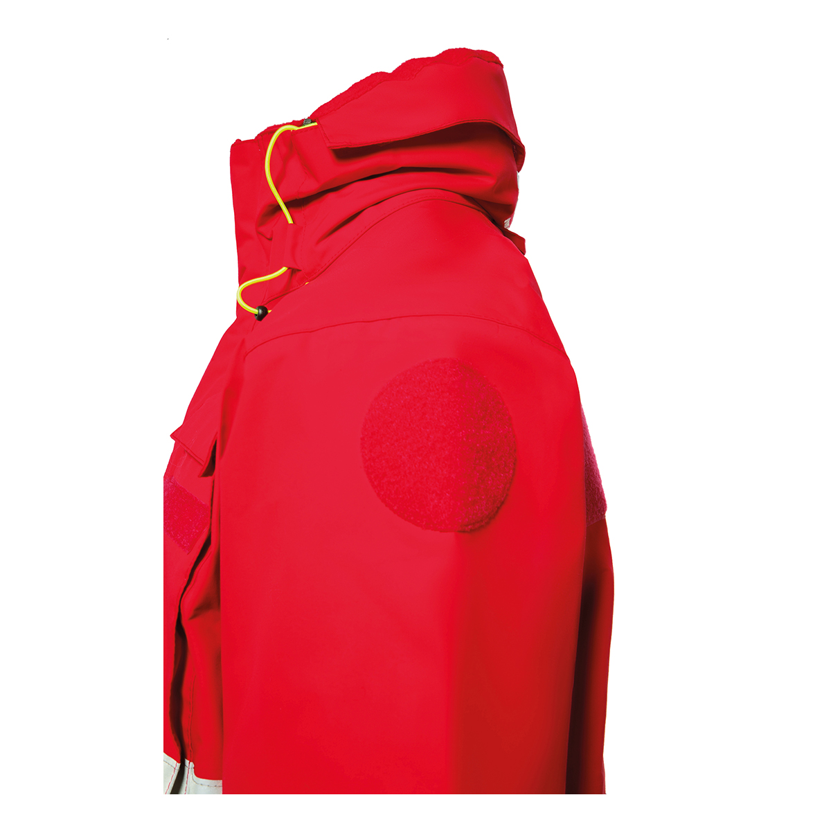 Schwere Wetterjacke Wasserwacht Special Forces 4 mit Farbe: Rot