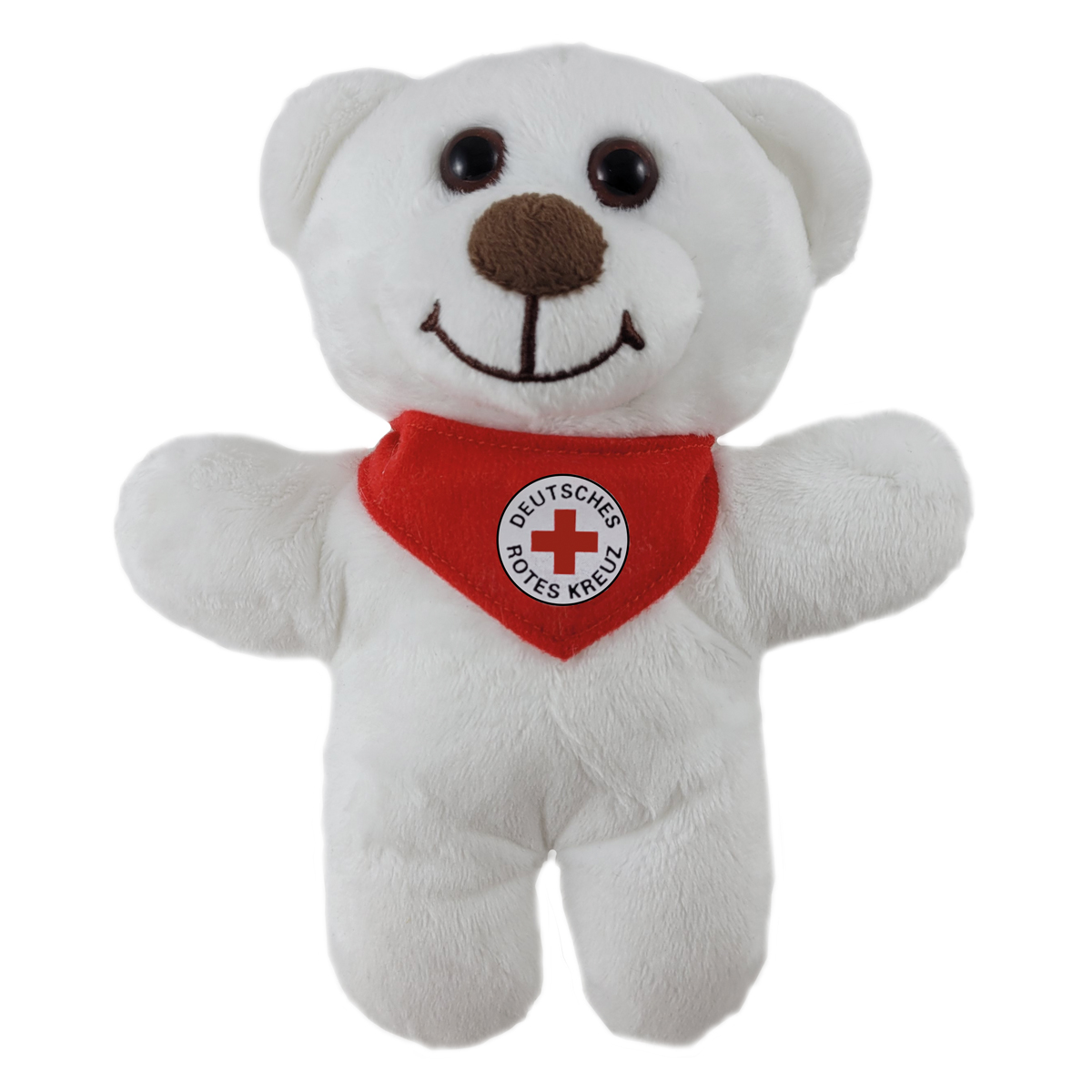 Teddy mit Größe 16 cm, weiß,  VE = 5 Stück