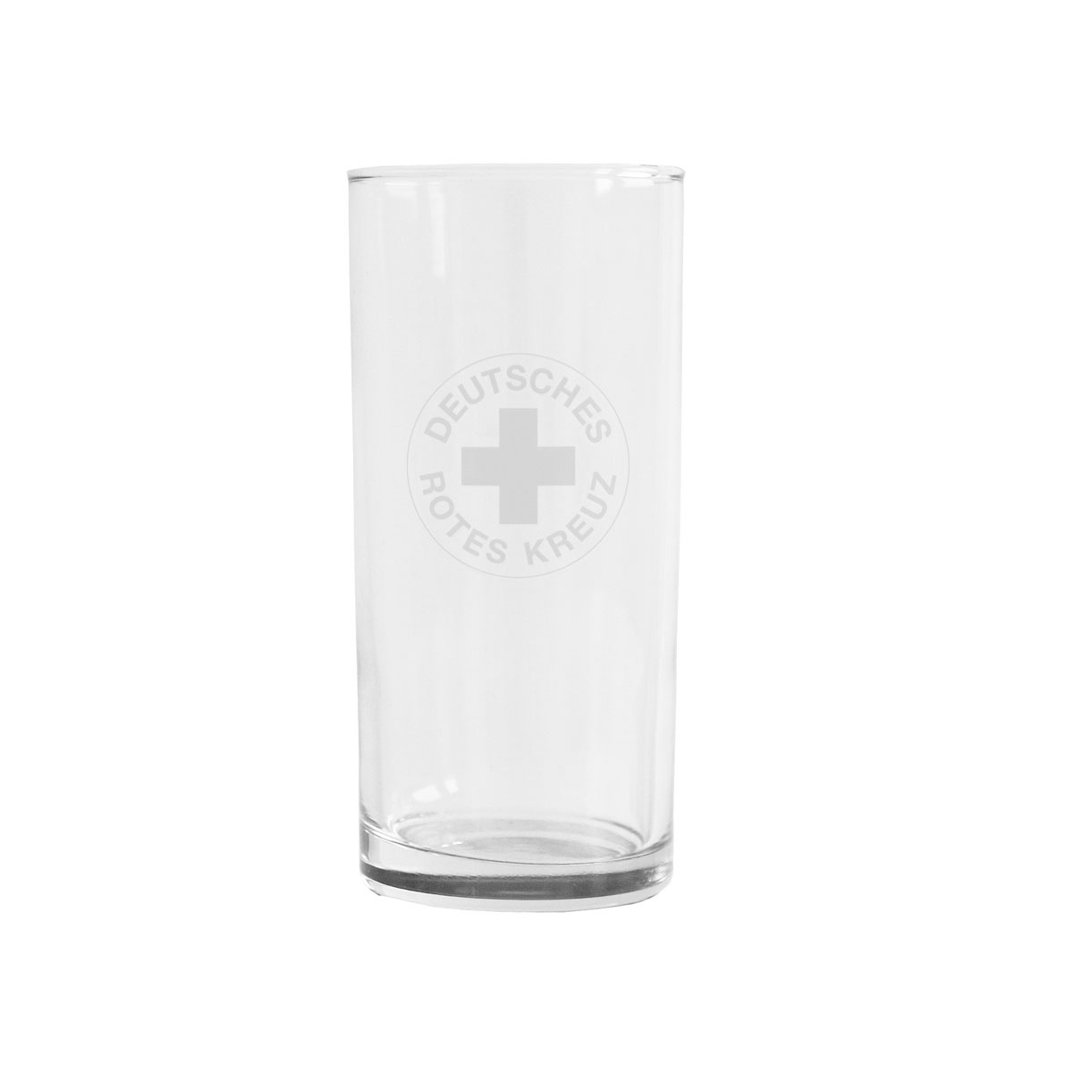 Trinkglas mit DRK-Rundlogo, Inhalt: 250 ml, VE = 6 Stück Trinkglas mit DRK-Rundlogo, Inhalt: 250 ml, VE = 6 Stück