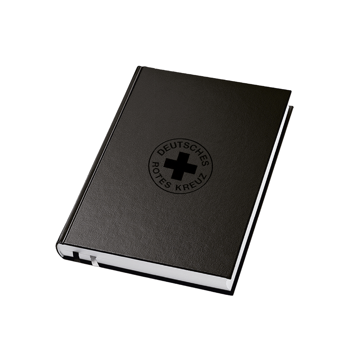 Buchkalender 2026 mit geprägtem DRK-Rundlogo schwarz, VE = 1 Stück Buchkalender 2026 mit geprägtem DRK-Rundlogo schwarz, VE = 1 Stück