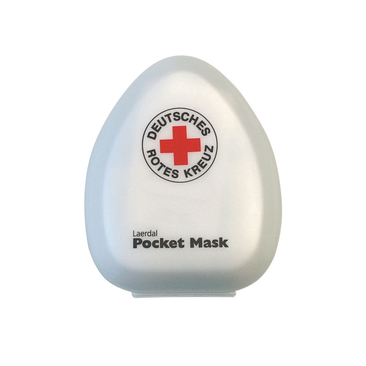 Taschenmaske mit Einwegventil und DRK-Logo, Laerdal Taschenmaske mit Einwegventil und DRK-Logo, Laerdal