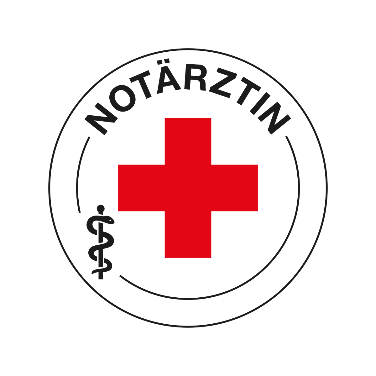 Notarztzeichen, Rotes Kreuz, Medizinisches Symbol, Arztlogo, Kreislogo