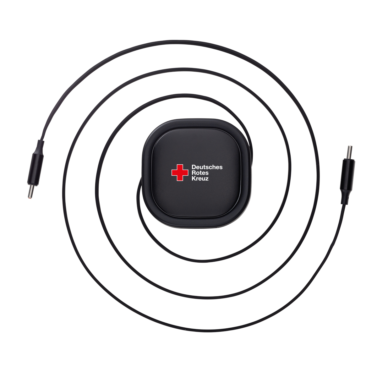 Ladekabel, USB-C-Kabel, schwarz, Ladegerät, Deutsches Rotes Kreuz