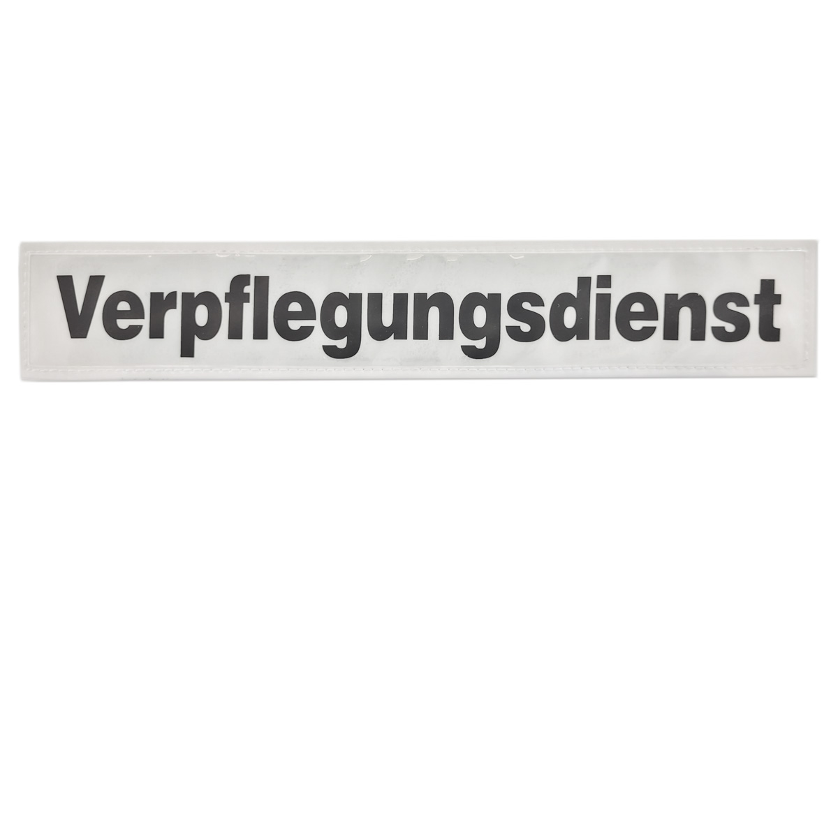 Reflektierendes Rückenschild, weiß, Verpflegungsdienst Reflektierendes Rückenschild mit weiß, Verpflegungsdienst