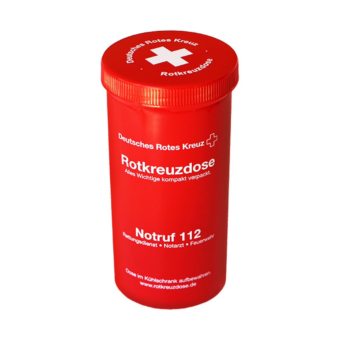 Rotkreuzdose mit Infoblatt und 2 Aufklebern VE = 10 Dosen Rotkreuzdose mit Infoblatt und 2 Aufklebern VE = 10 Dosen