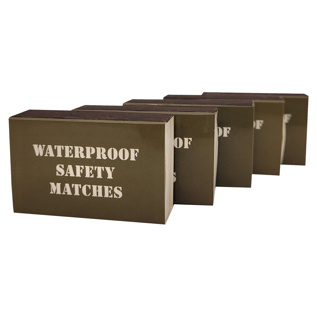 Wasserfeste Streichhölzer mit  VE = 5 Packungen
