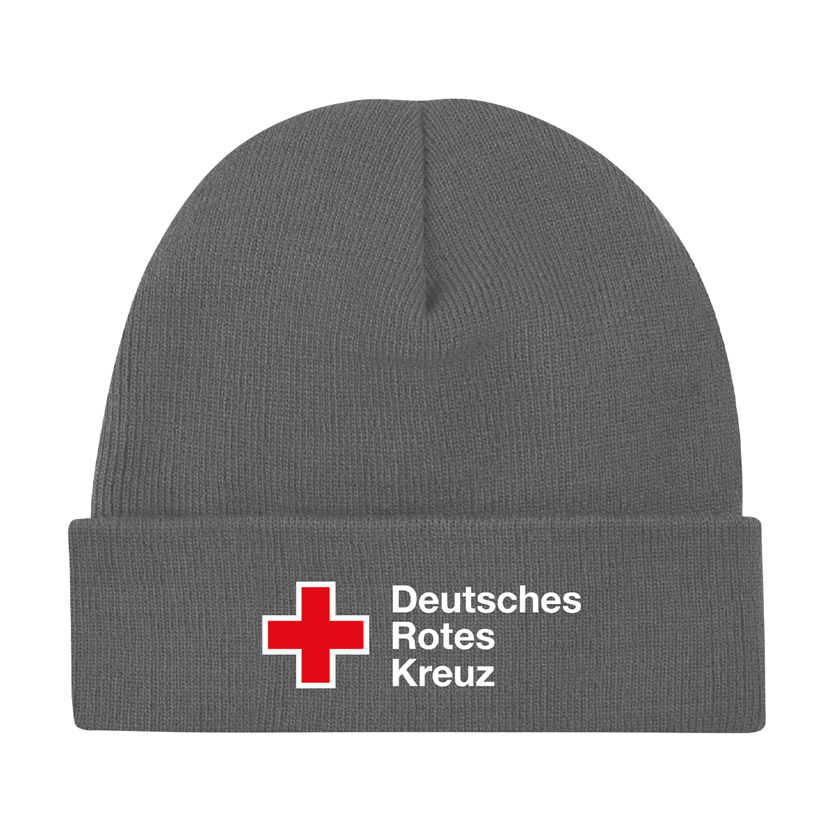 Strickmütze grau