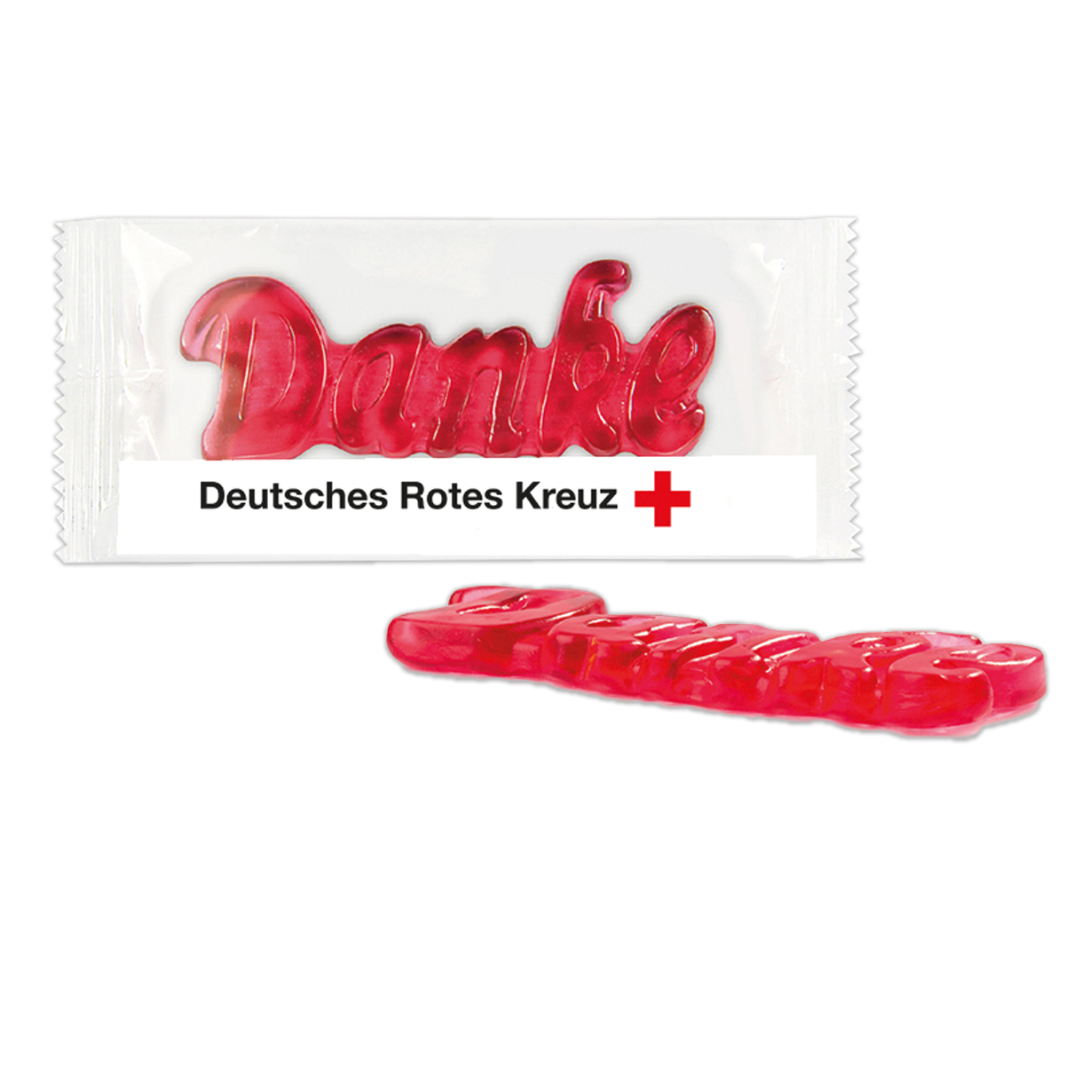 Fruchtgummi "Danke" mit VE = 50 Stück