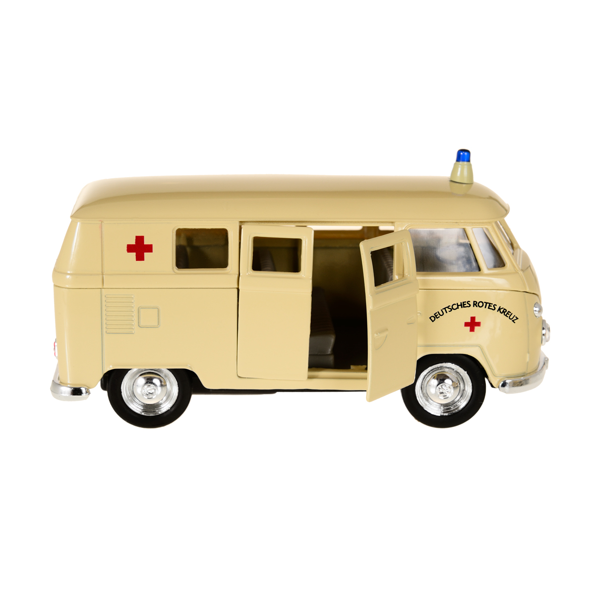 VW Bulli mit DRK-Logo