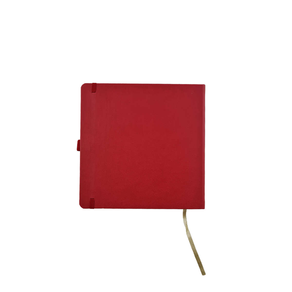 Notizbuch mit rot, DRK-Rundlogo geprägt, Maße: 175 x 175 mm