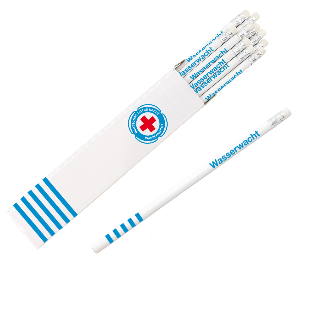 Bleistift Wasserwacht mit Radierer, ungespitzt, VE = 10 Stifte Bleistift Wasserwacht mit Radierer, ungespitzt, VE = 10 Stifte