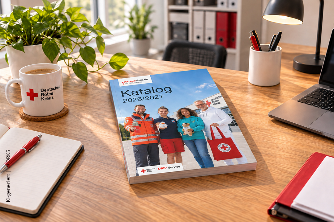 Katalog, Buch, Drucksache, DRK-Service, Rotes Kreuz