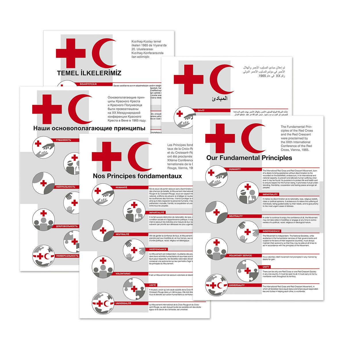 Plakatset Unsere Grundsätze - 5-sprachig, VE = 5 Plakate Plakatset Unsere Grundsätze - 5-sprachig mit VE = 5 Plakate