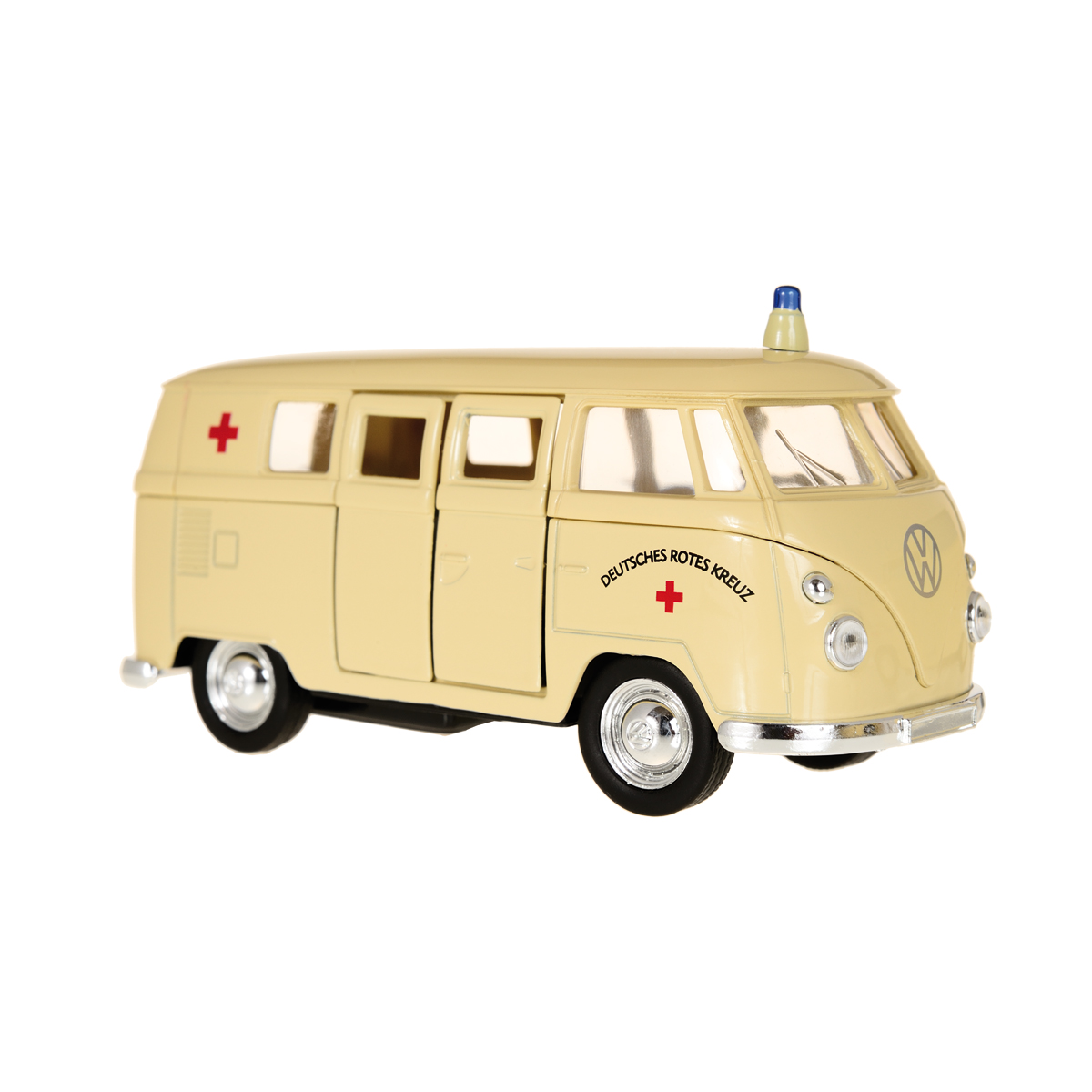 VW Bulli mit DRK-Logo