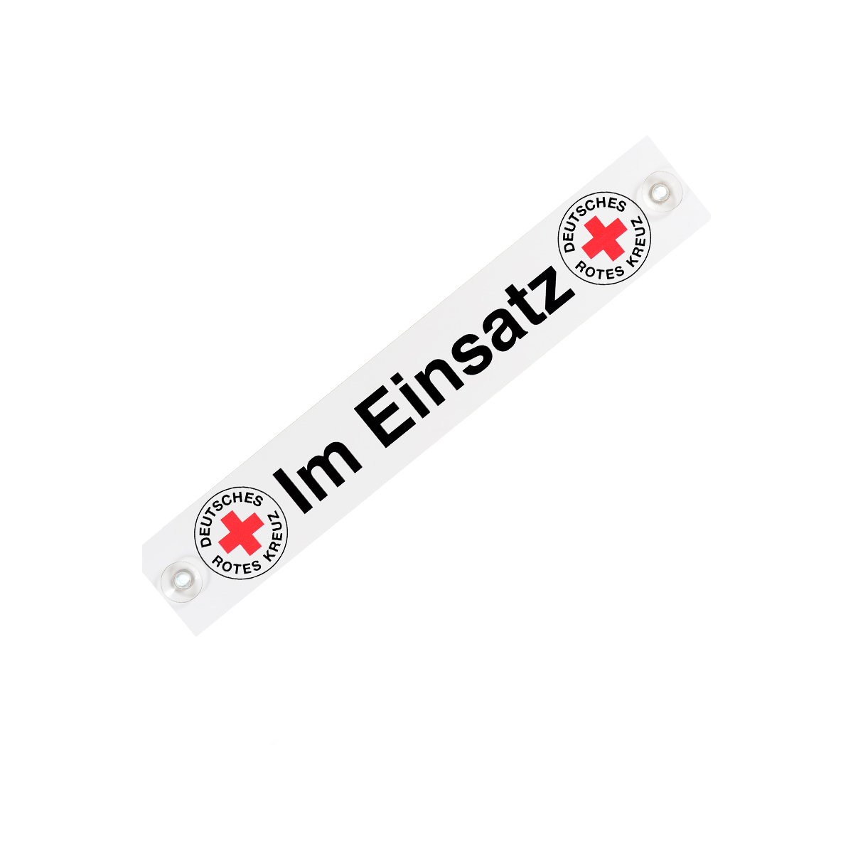 Schild DRK im Einsatz