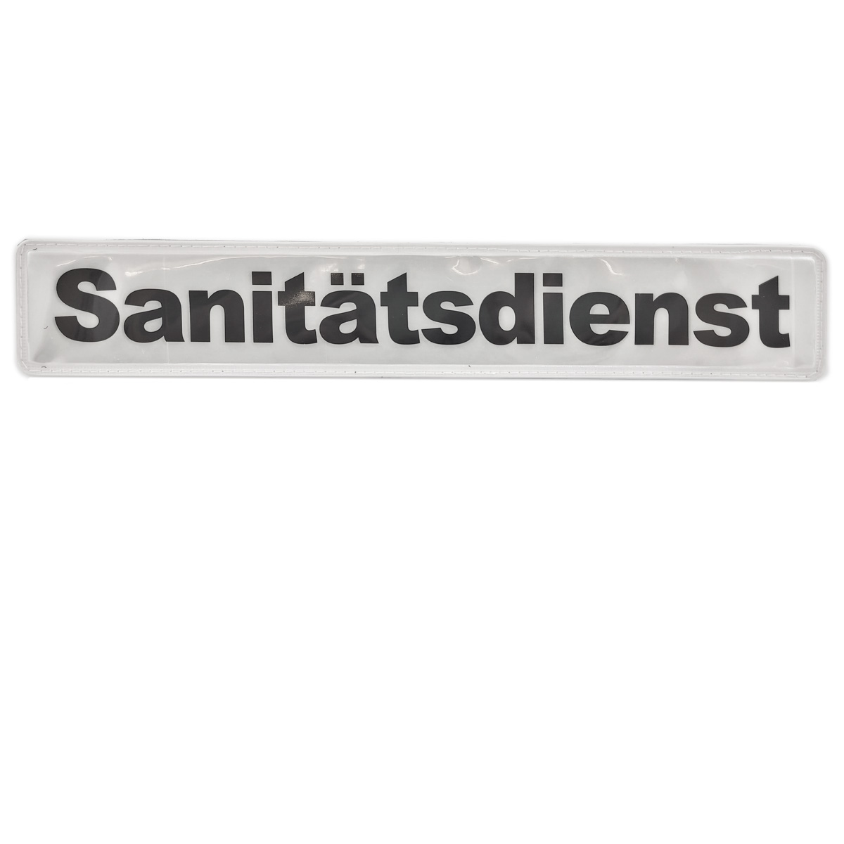 Reflektierendes Rückenschild, weiß, Sanitätsdienst Reflektierendes Rückenschild mit weiß, Sanitätsdienst