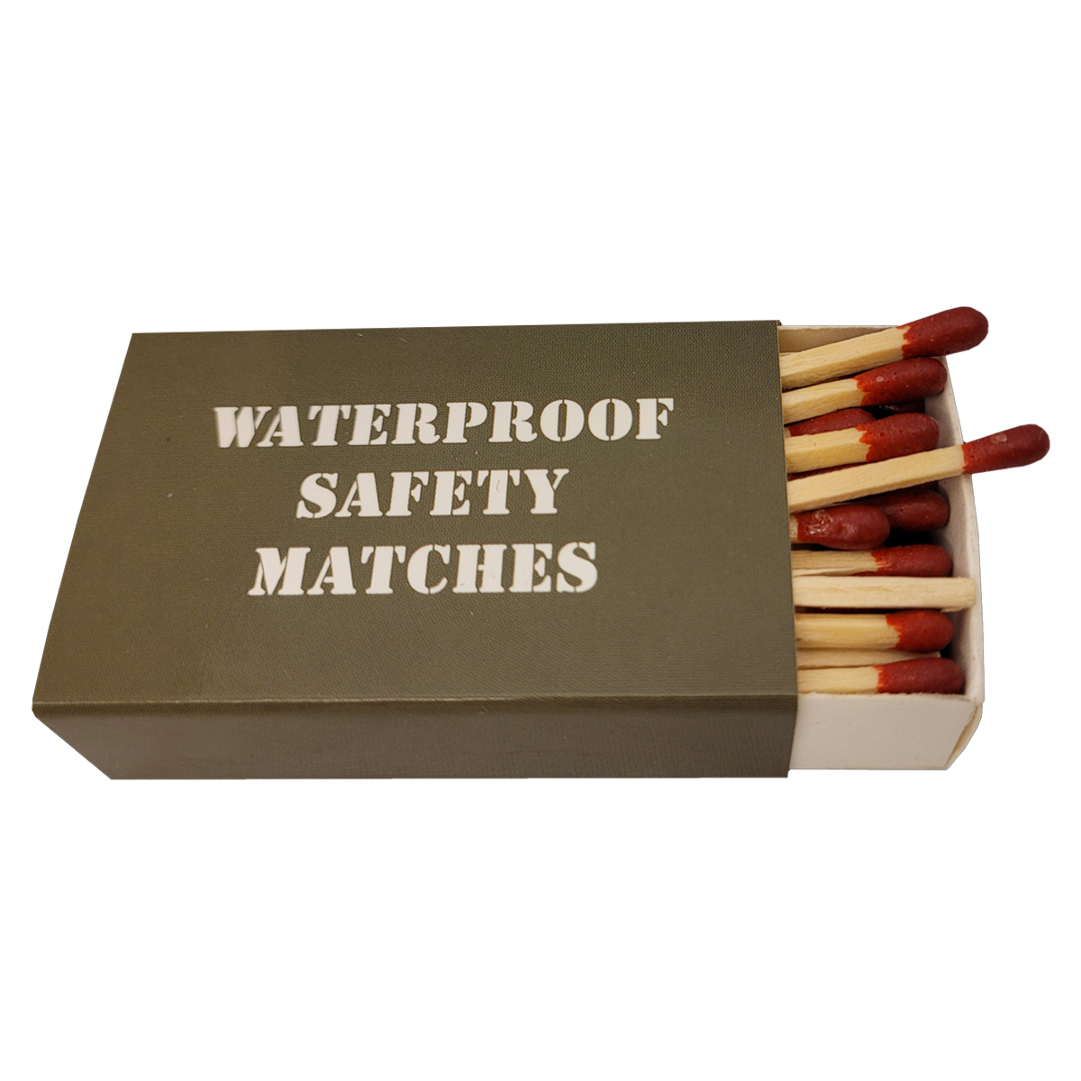 Wasserfeste Streichhölzer, VE = 5 Packungen Wasserfeste Streichhölzer mit VE = 5 Packungen