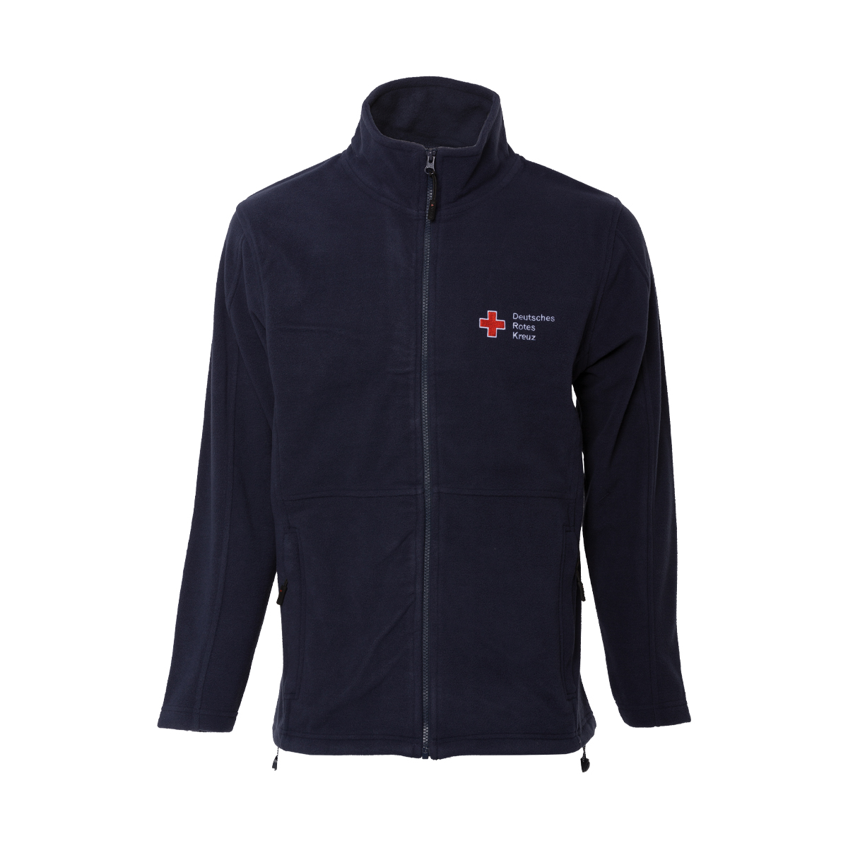 Fleece, Jacke, Reißverschluss, Navy, Rote-Kreuz-Logo