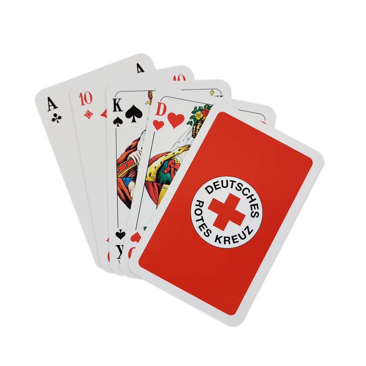 Skat Kartenspiel mit DRK-Rundlogo VE = 5 Spiele Skat Kartenspiel mit DRK-Rundlogo VE = 5 Spiele