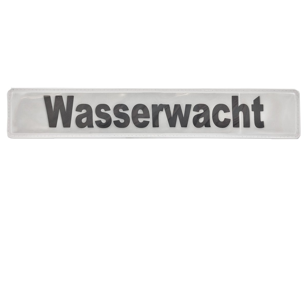Reflektierendes Rückenschild, weiß, Wasserwacht Reflektierendes Rückenschild mit weiß, Wasserwacht