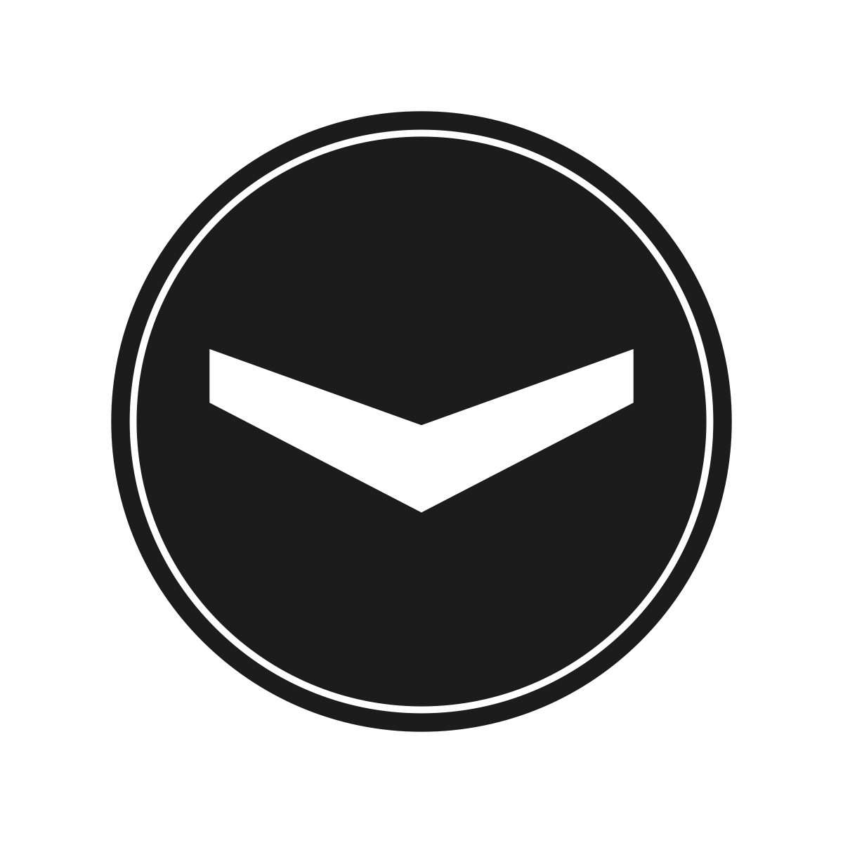 signal, pfeil, chevron, kreis, schwarz