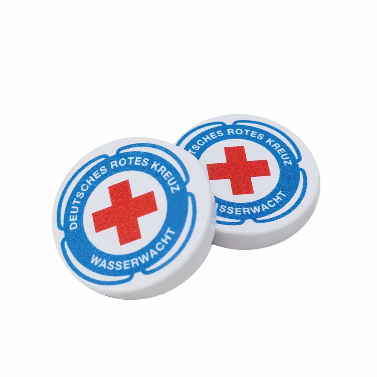 Magnete mit Wasserwacht-Logo, Format: 3 cm, VE = 10 Stück Magnete mit Wasserwacht-Logo, Format: 3 cm, VE = 10 Stück
