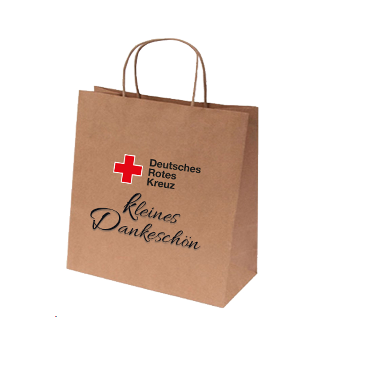 Papiertragetasche "kleines Dankeschön", VE = 25 Stück Papiertragetasche "kleines Dankeschön" mit VE = 25 Stück