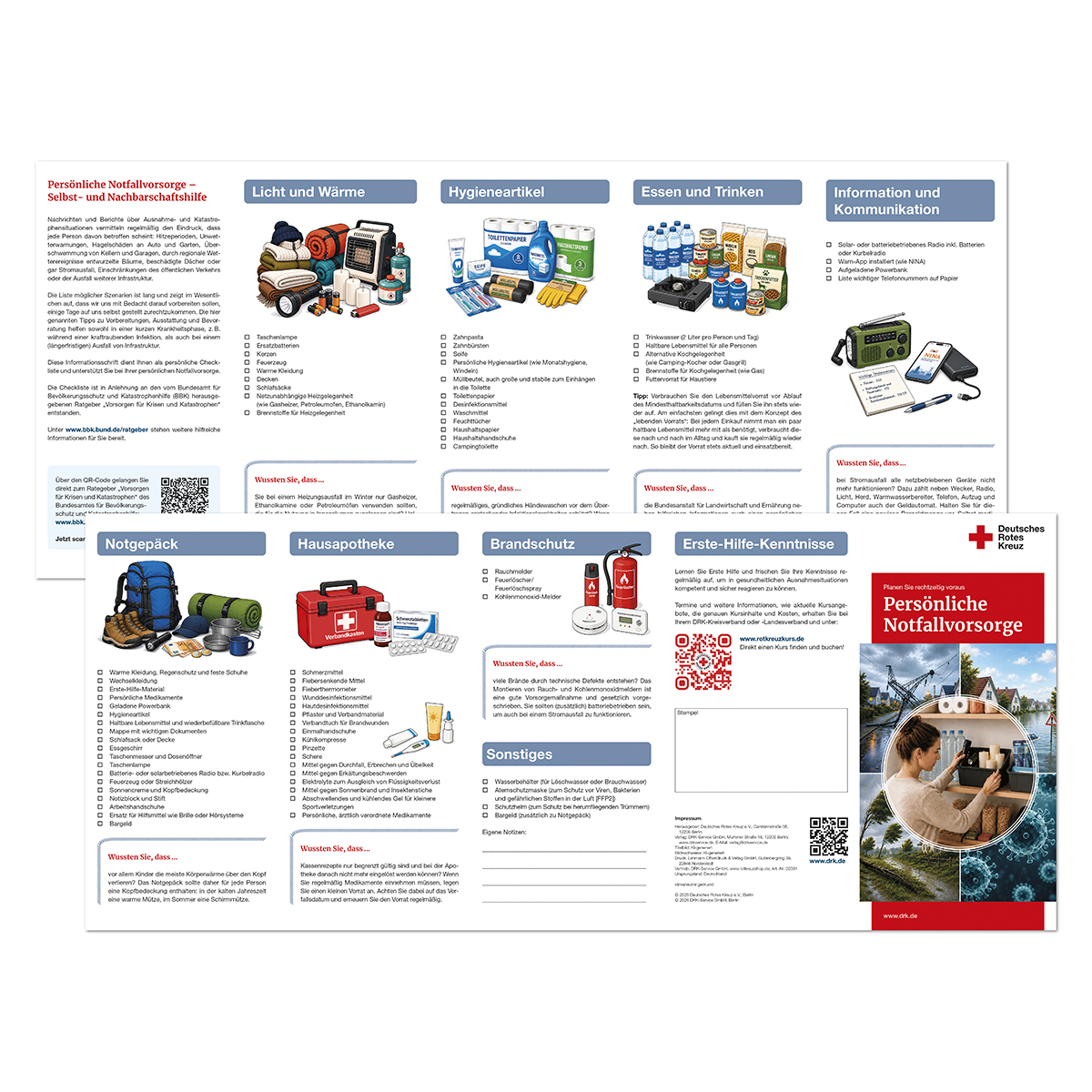 Werbung, Plakat, Person, Notfallvorsorge, Notfallset, Erste Hilfe, Haltbarkeit, Koffer