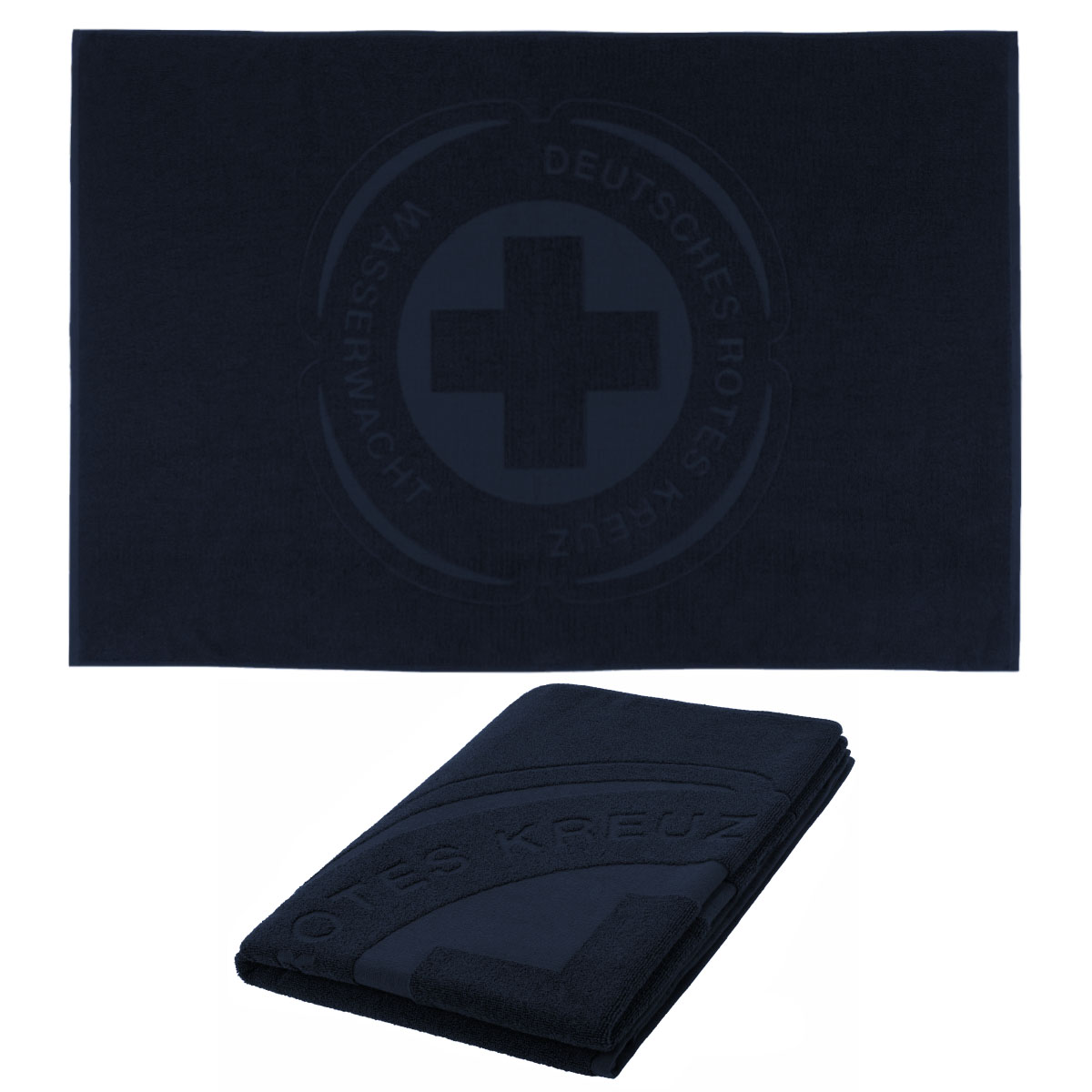 Strandtuch Navy Wasserwacht