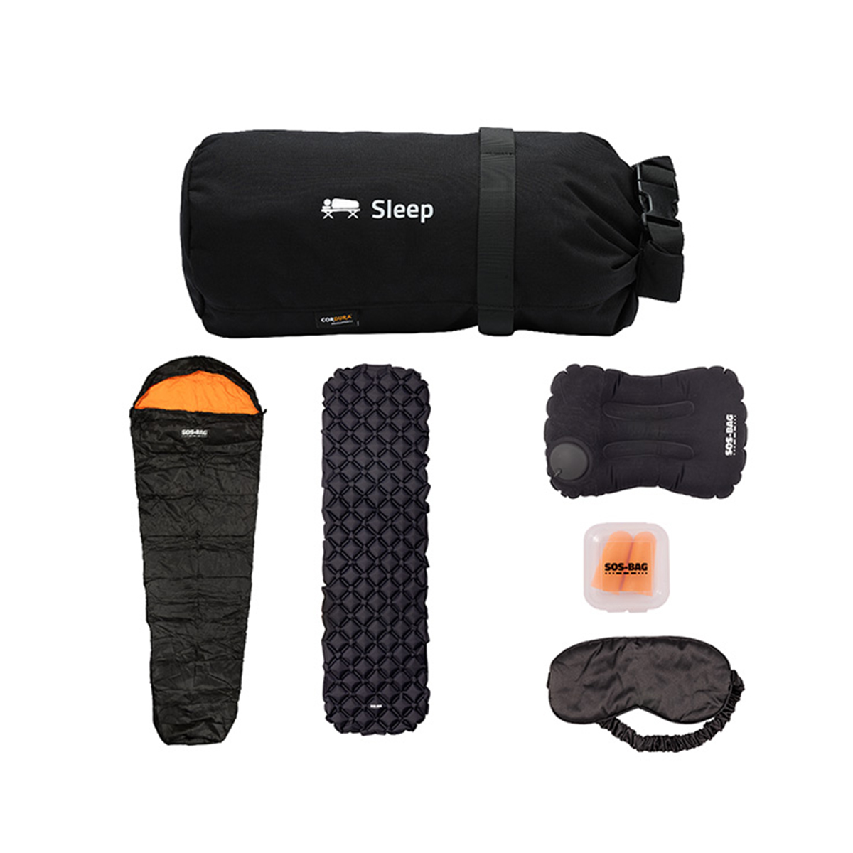 Schlafsack, Isolierter Schlafsack, Camping Schlafsack, Schlafsack-Set, Sleep System