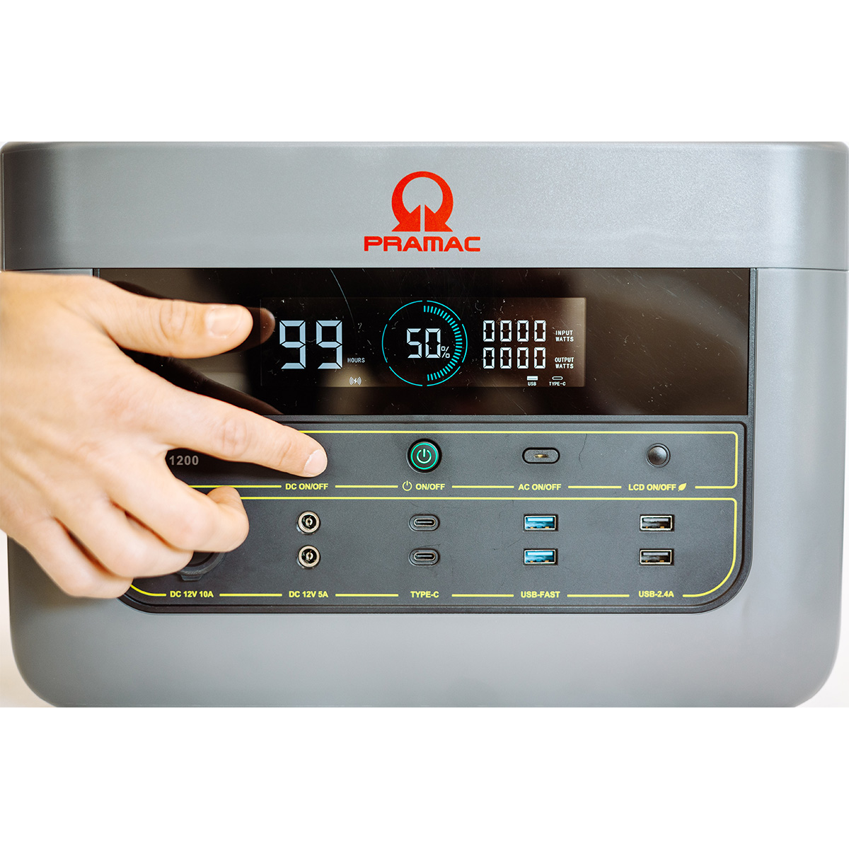 Stromgenerator, Notstromaggregat, Anzeige, Anschlüsse, Gehäuse