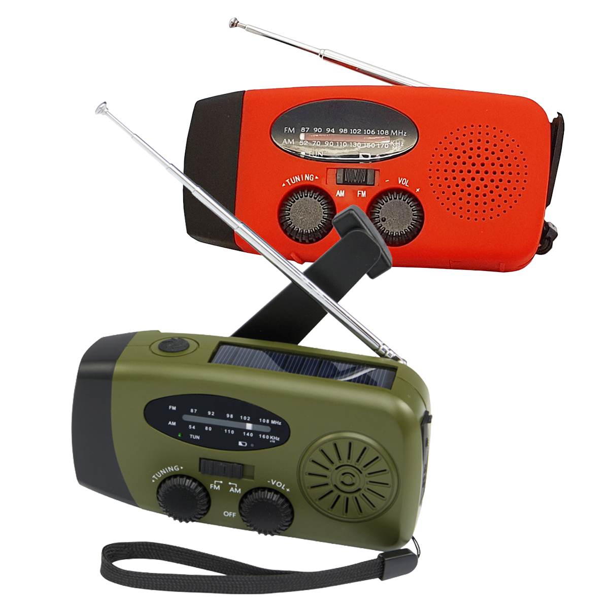 Survival-Kurbelradio mit Powerbank-Funktion, VE = 1 Stück