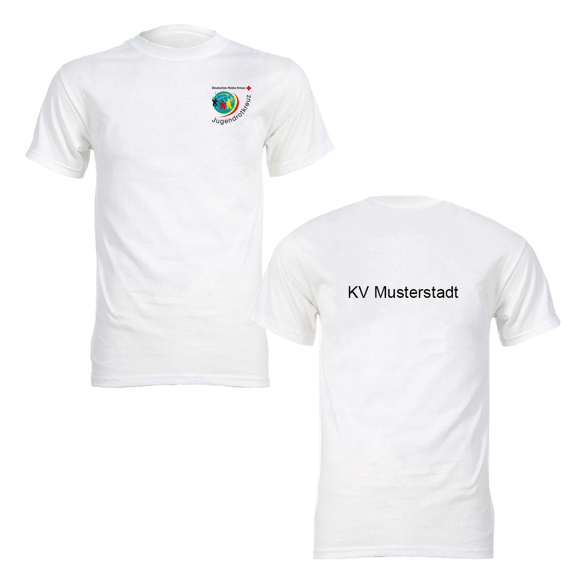 JRK-T-Shirt mit weiß + Zusatzzeile hinten