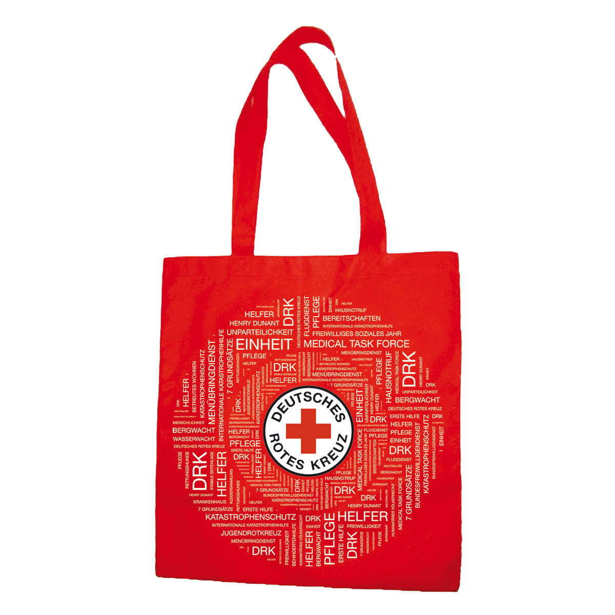 Baumwolltasche rot mit VE = 10 Stück