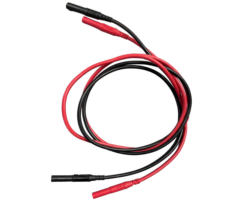 Kabel, Messkabel, Rot, Schwarz, Testleitung
