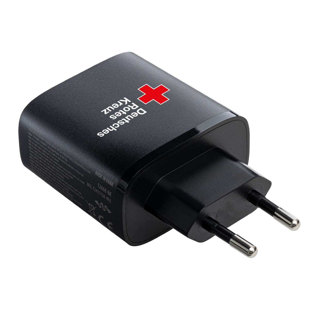 Netzteil, EU-Stecker, Schwarzes Netzteil, Adapter, Kabelanschluss