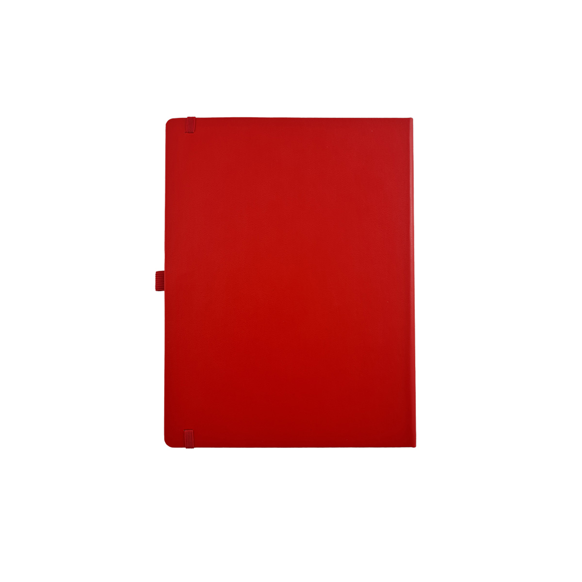 Notizbuch mit rot, DRK-Kompaktlogo geprägt, Maße: 190 x 250 mm