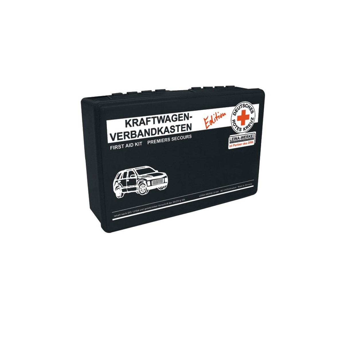 KFZ-Verbandkasten "STANDARD", Rotkreuz-Edition, gefüllt nach DIN 13164:2022-02 KFZ-Verbandkasten "STANDARD" mit Rotkreuz-Edition, gefüllt nach DIN 13164:2022-02