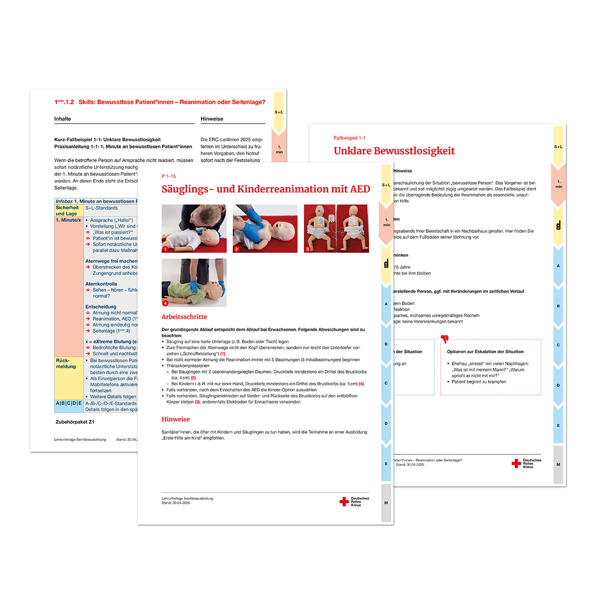 Erste-Hilfe, AED, Säuglingsreanimation, Kinderreanimation, Anleitung
