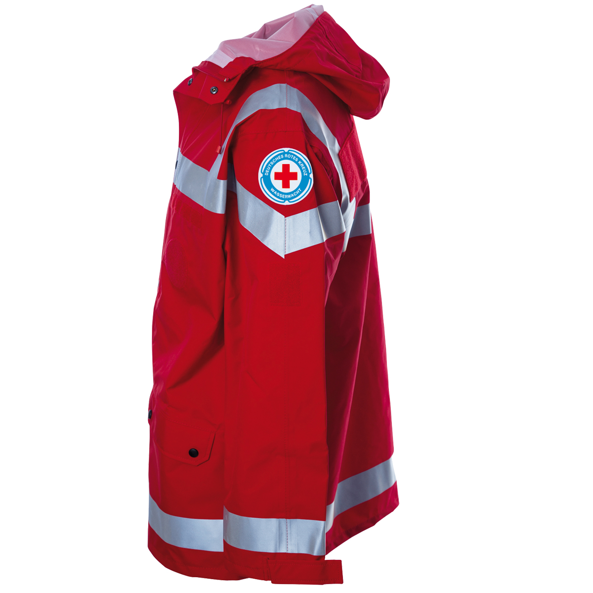 Wetterschutzjacke Wasserwacht mit rot