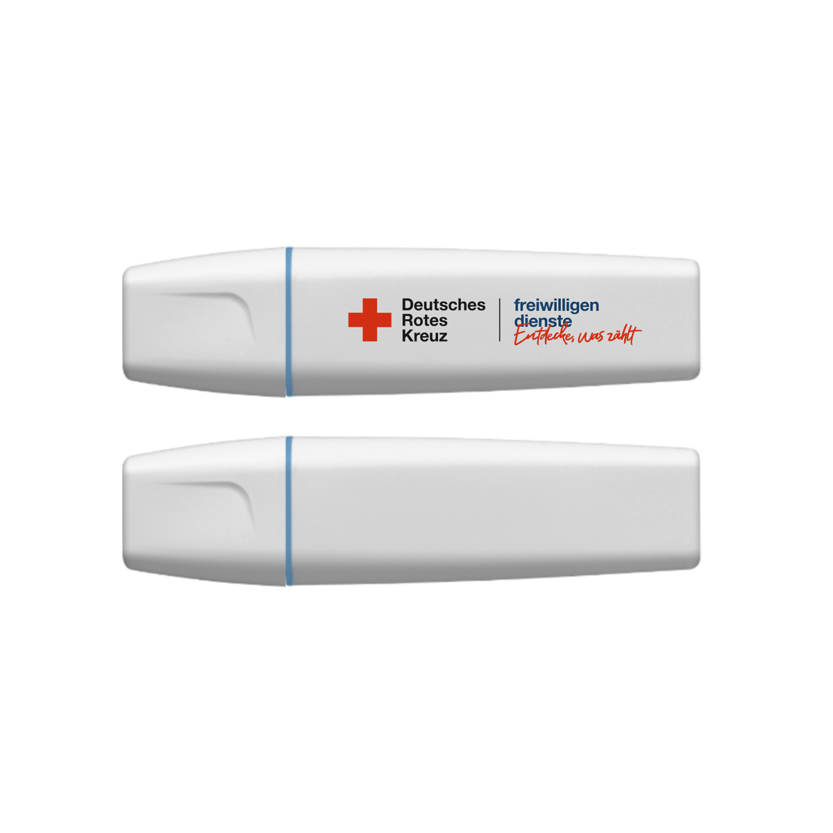 Textmarker Freiwilligendienste mit Farbe: Blau VE = 5 Stück