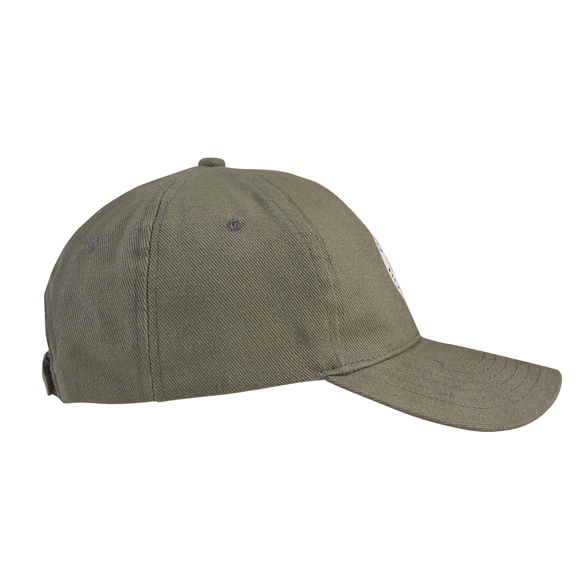 Cap, grau, mit Druck DRK-Rundlogo